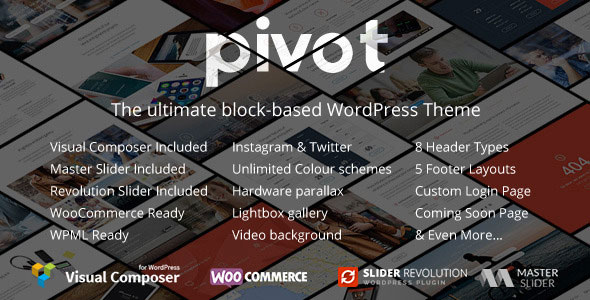 Pivot v1.4.19 – Responsive Multipurpose WordPress Theme