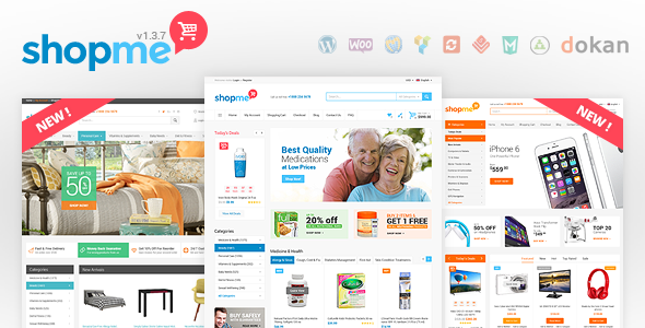ShopMe v1.3.7 – Woocommerce WordPress Theme
