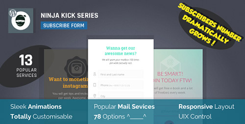 Ninja Kick v1.5.3 – Subscription WordPress Plugin