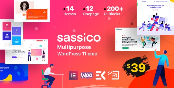Sassico v2.9 – Multipurpose Saas Startup Agency WordPress Theme