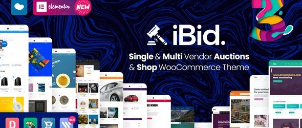 iBid v3.0 - Multi Vendor Auctions WooCommerce Theme