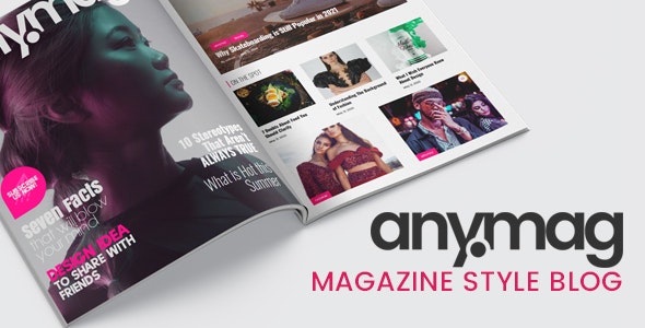Anymag v2.1.4 – Magazine Style WordPress Blog