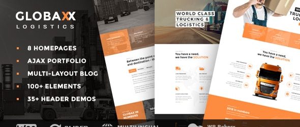 Globax v3.0 - Logistics WordPress Theme + Woocommerce