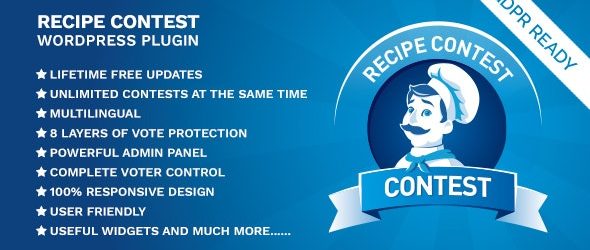 Recipe Contest WordPress Plugin v1.1