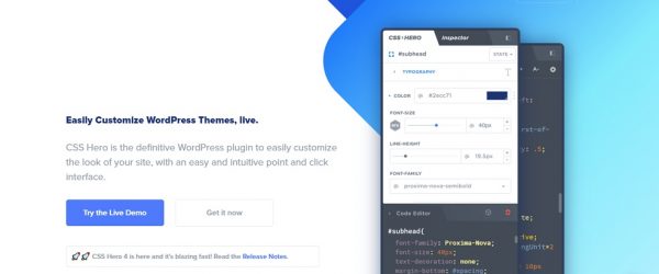 CSSHero v5.0.6 - Live Editor for WordPress
