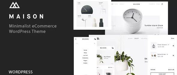 Maison v1.25 - Minimalist eCommerce WordPress Theme