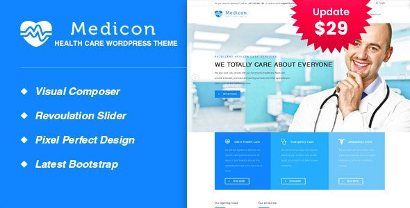Medikon v1.0.0 – Health & Medical WordPress Theme