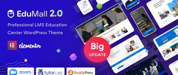 EduMall v2.8.0 - Professional LMS Education Center WordPress Theme
