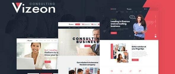 Vizeon v1.0.2 - Business Consulting WordPress Themes