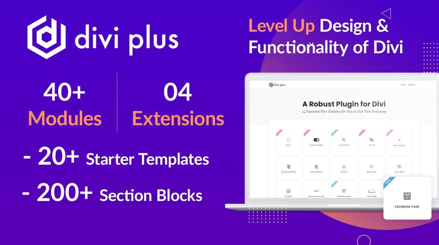 Divi Plus v1.8.1 – 41 Powerful Modules for Divi Theme