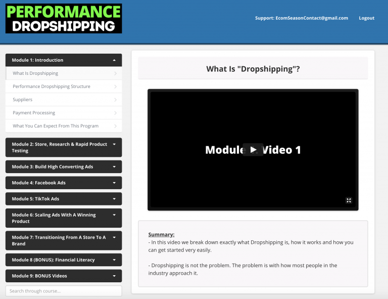 Hayden Bowles – Performance Dropshipping