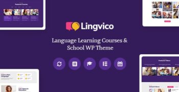 Lingvico v1.0.6 - Language Center & Training Courses WordPress Theme