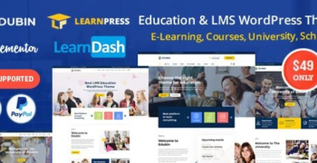 Edubin v8.12.13 - Education LMS WordPress Theme