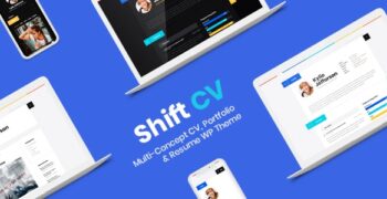 ShiftCV v3.0.6 - Blog \ Resume \ Portfolio \ WordPress