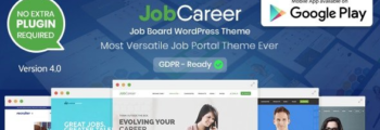 JobCareer v4.1 - Job Board Responsive WordPress Theme