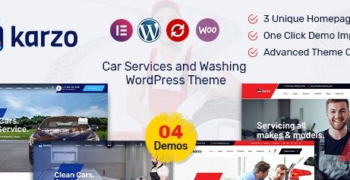 Karzo v1.3 - Car Service & Washing WordPress Theme
