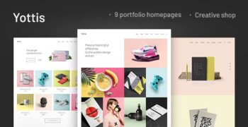 Yottis v1.0.5 - Personal Creative Portfolio WordPress Theme + Store