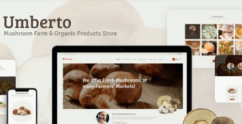 Umberto v1.2.3 - Mushroom Farm & Organic Products Store WordPress Theme