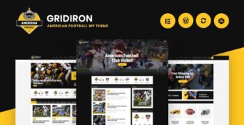 Gridiron v1.0.5 - American Football & NFL Superbowl Team WordPress Theme