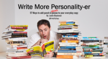 Justin Blackman – Write More Personality-er Workshop