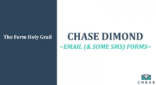 Chase Dimond – Master Email (& SOME SMS) Collection Forms & Welcome Messages
