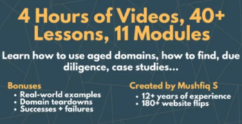 Mushfiq S – The Aged Domains Course